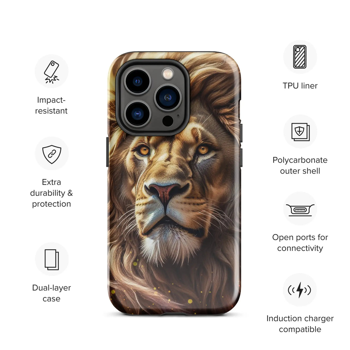 Lion of Judah - Tough Case for iPhone® The Israel Store