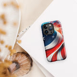 Patriotic American - Tough Case for iPhone® The Israel Store