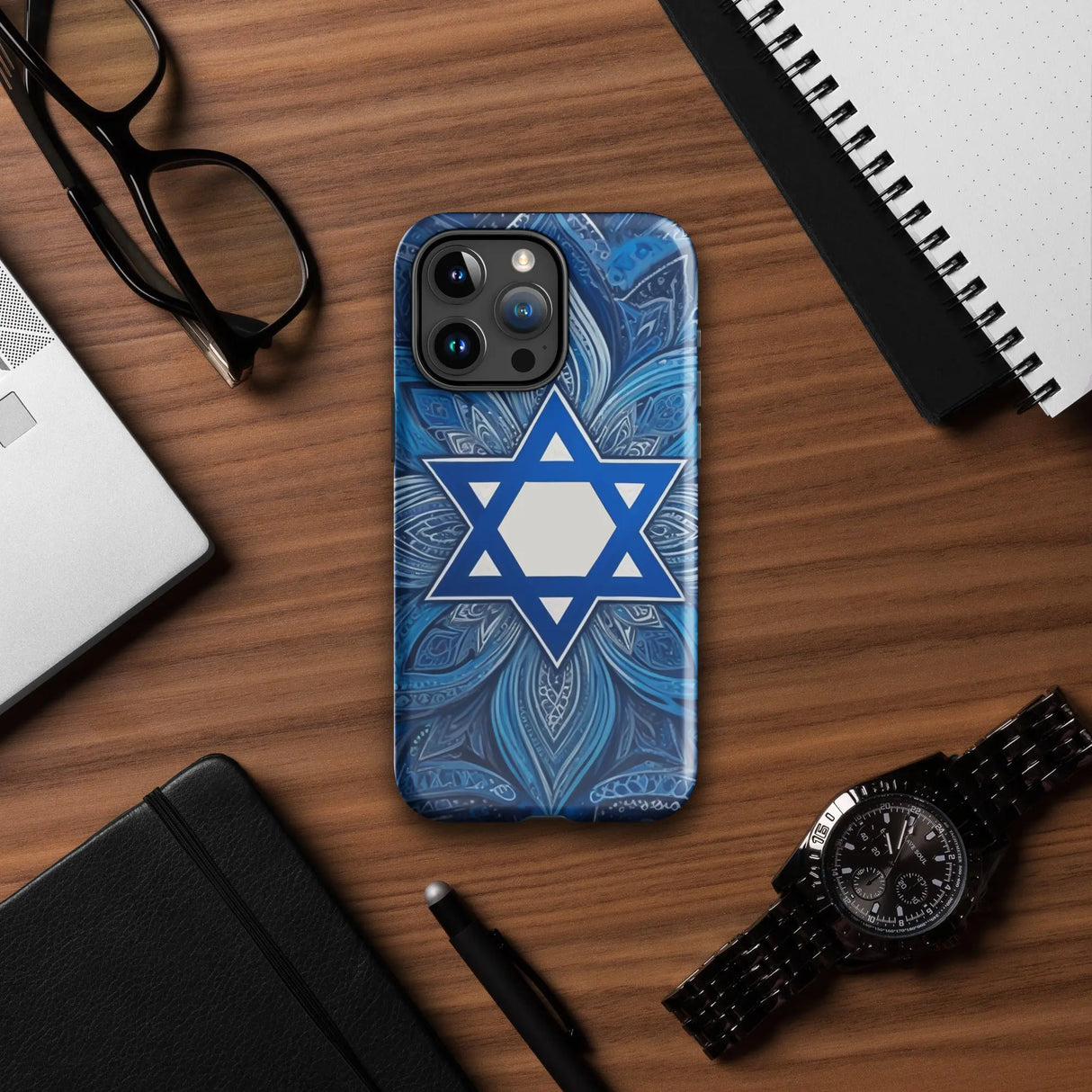 Star of David Mandala - Tough Case for iPhone® The Israel Store