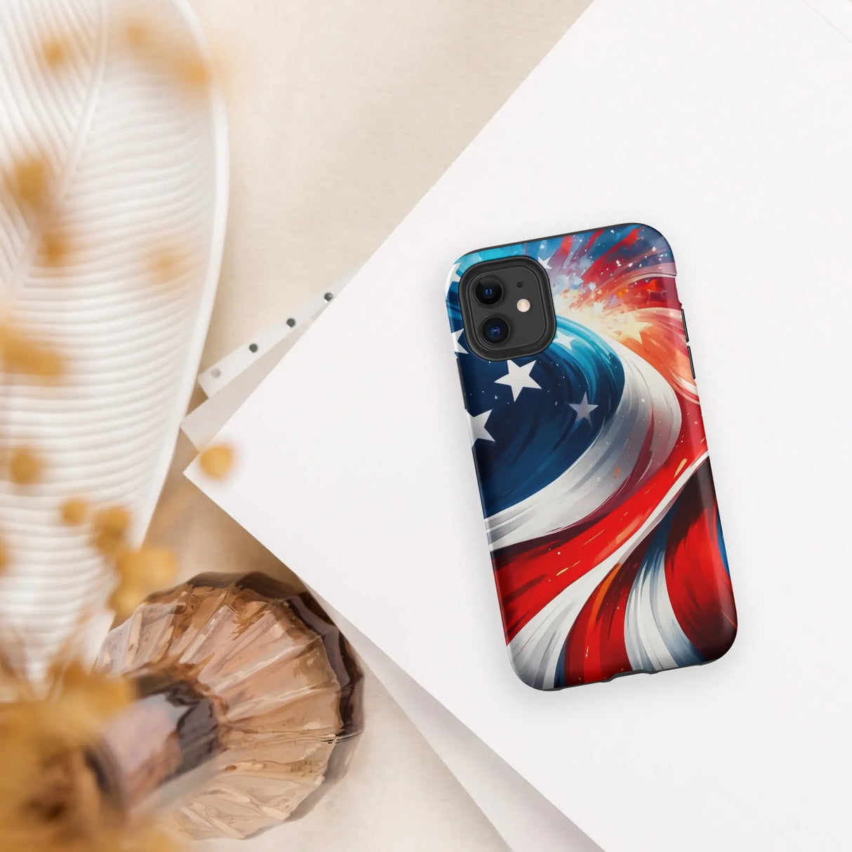 Patriotic American - Tough Case for iPhone® The Israel Store