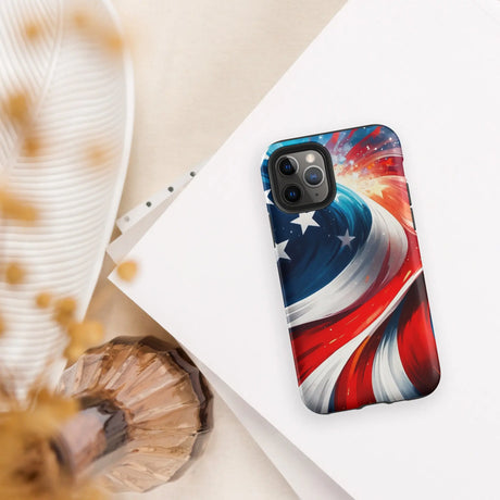 Patriotic American - Tough Case for iPhone® The Israel Store