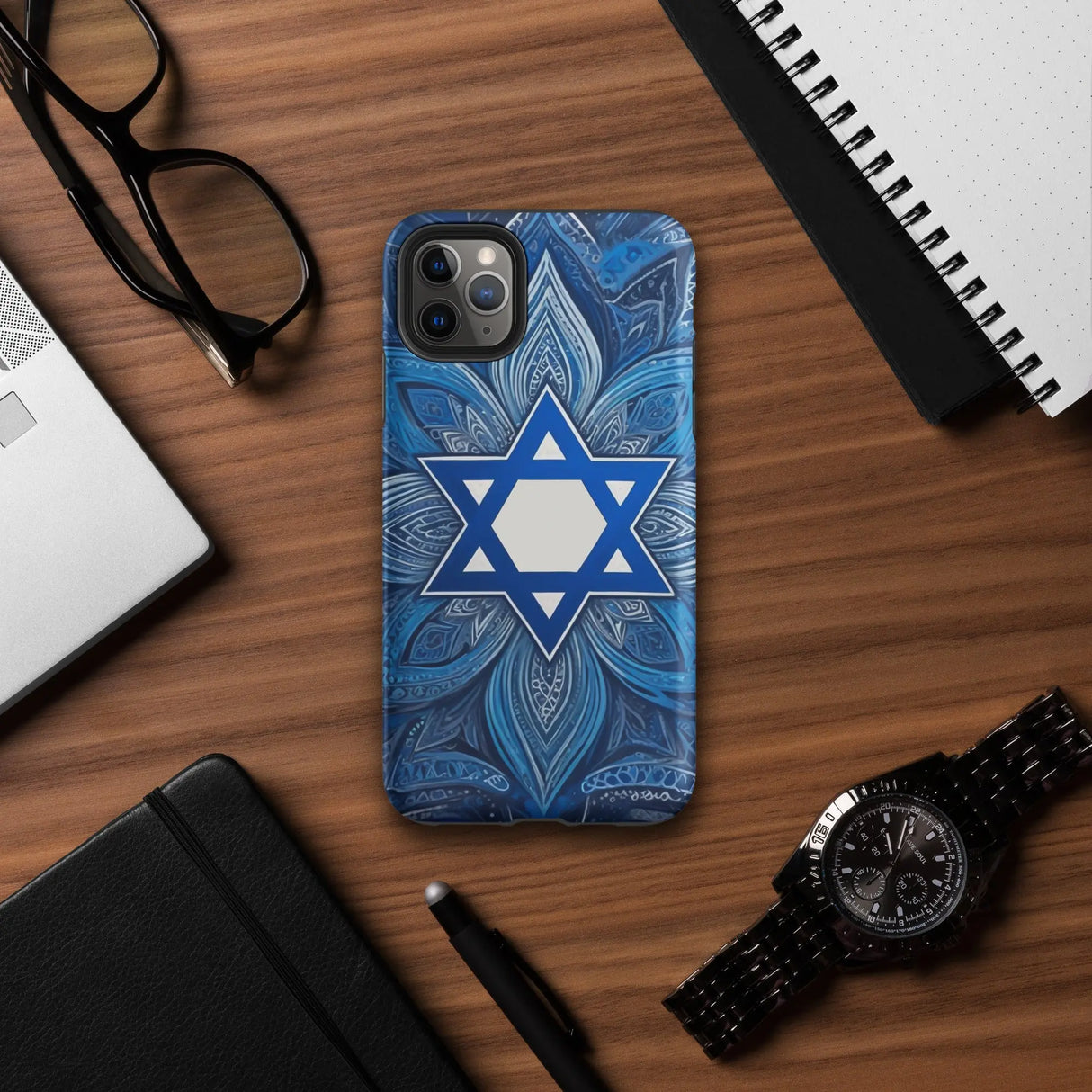 Star of David Mandala - Tough Case for iPhone® The Israel Store