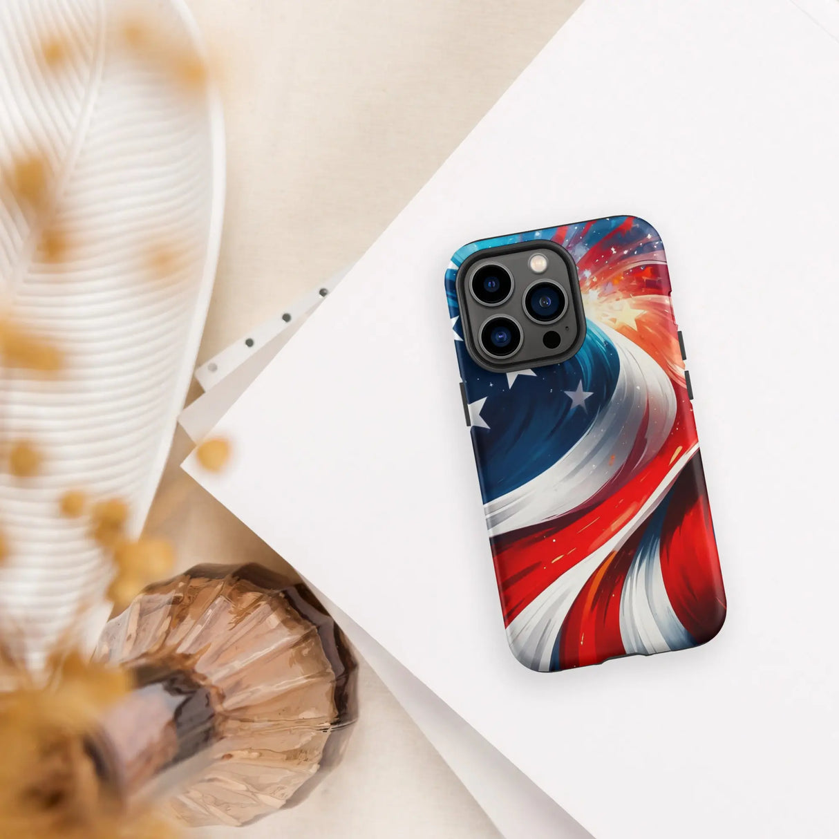 Patriotic American - Tough Case for iPhone® The Israel Store