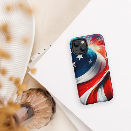 Patriotic American - Tough Case for iPhone® The Israel Store