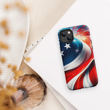 Patriotic American - Tough Case for iPhone® The Israel Store