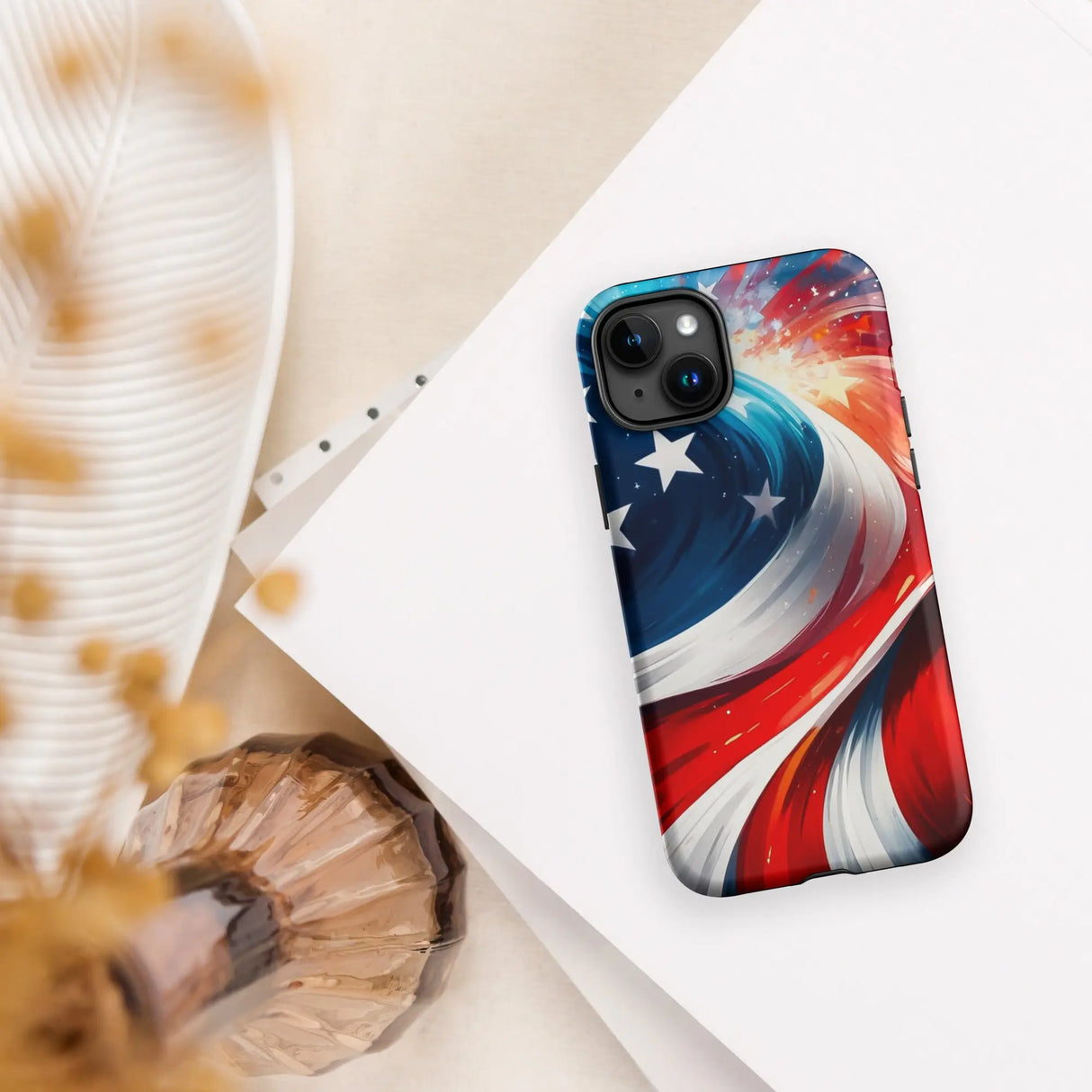 Patriotic American - Tough Case for iPhone® The Israel Store