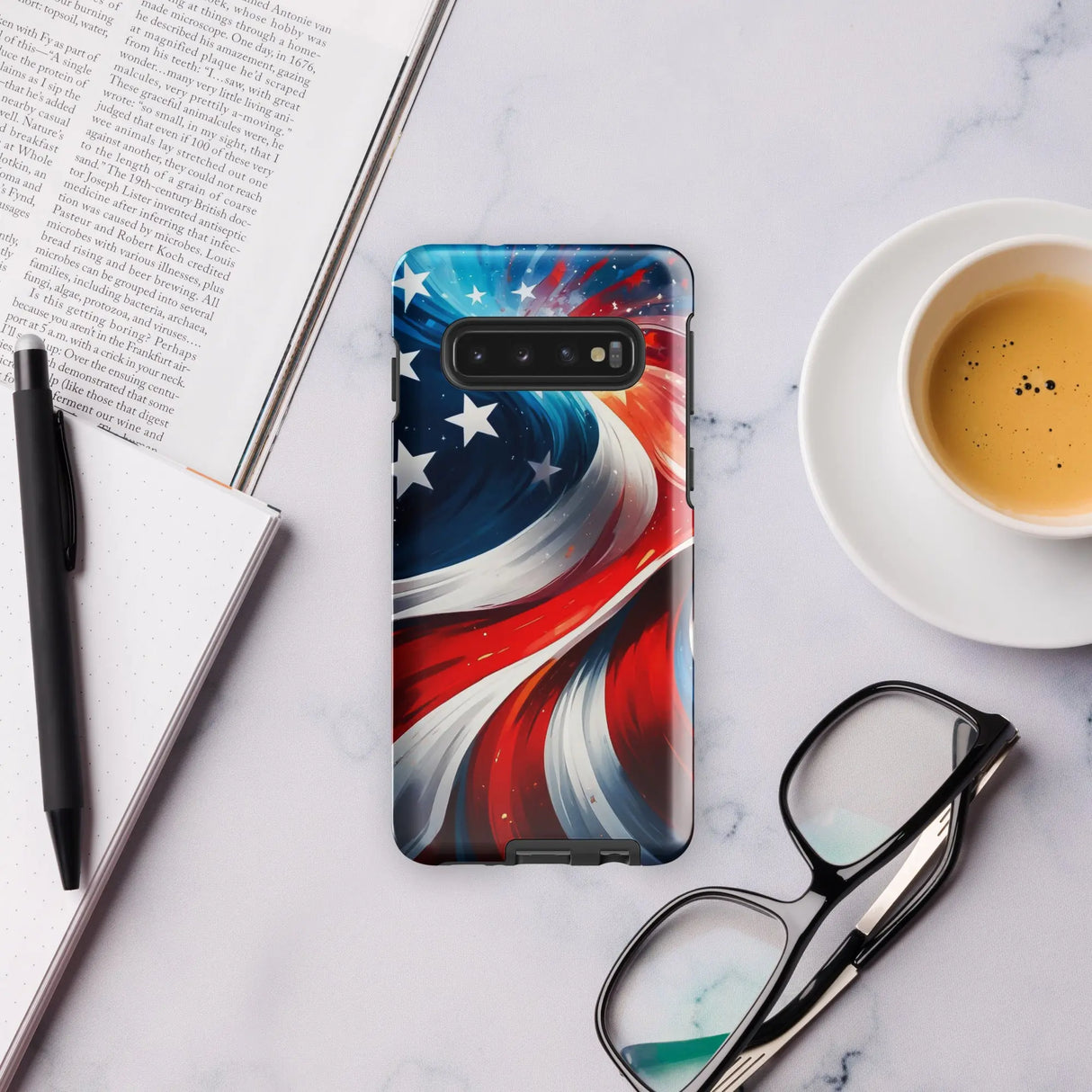 Patriotic American - Tough Phone case for Samsung Galaxy® The Israel Store