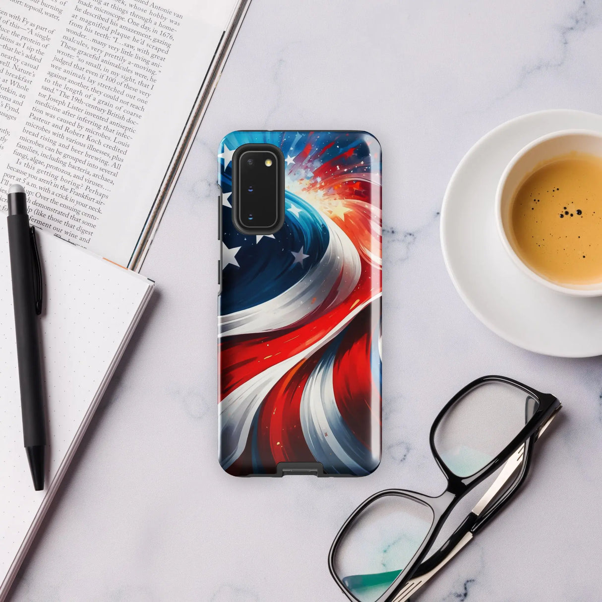 Patriotic American - Tough Phone case for Samsung Galaxy® The Israel Store