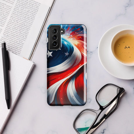 Patriotic American - Tough Phone case for Samsung Galaxy® The Israel Store