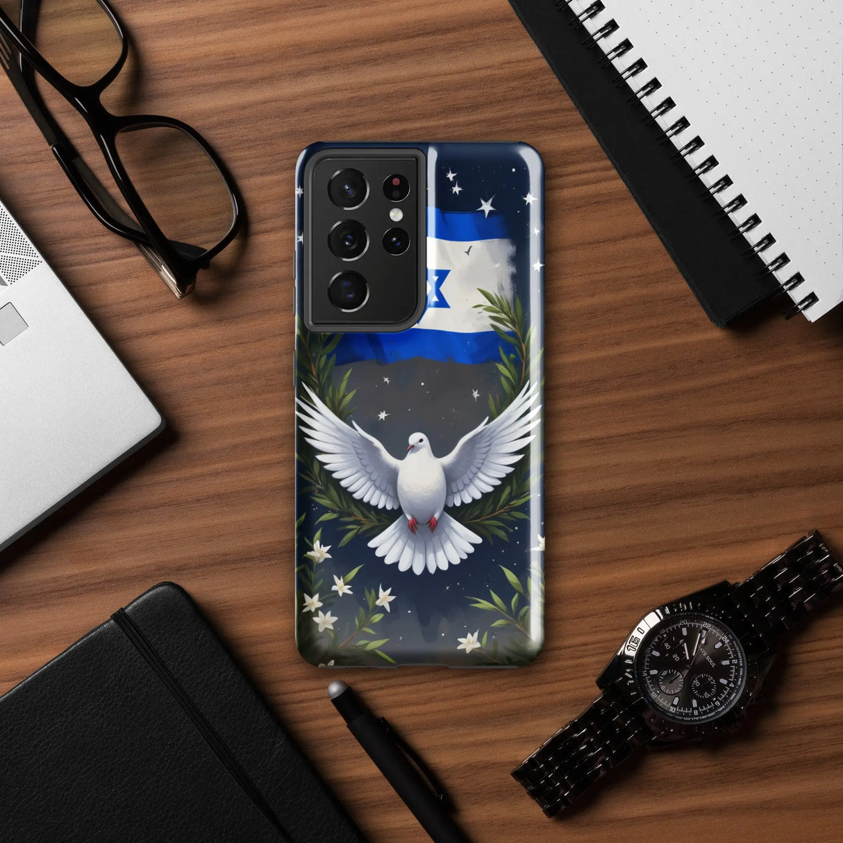 Peace in Israel - Tough Phone case for Samsung Galaxy® The Israel Store