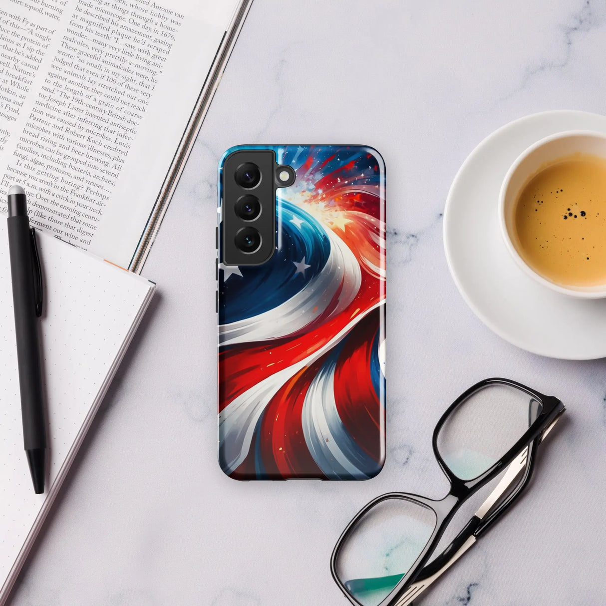 Patriotic American - Tough Phone case for Samsung Galaxy® The Israel Store