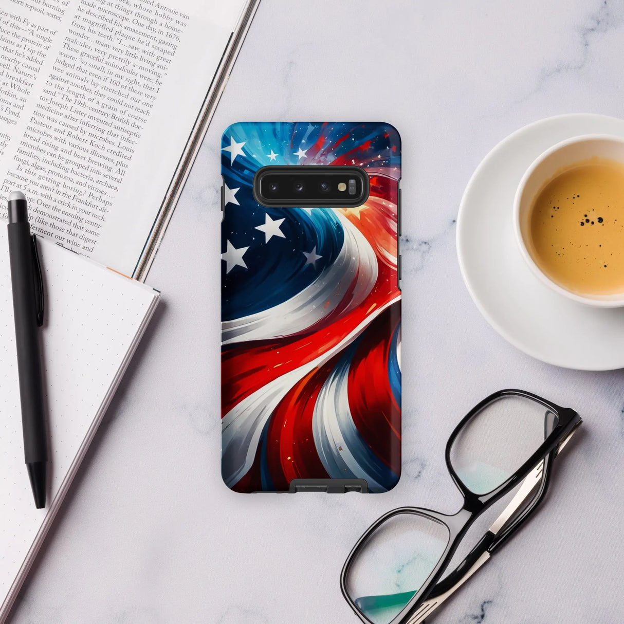 Patriotic American - Tough Phone case for Samsung Galaxy® The Israel Store