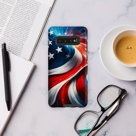 Patriotic American - Tough Phone case for Samsung Galaxy® The Israel Store