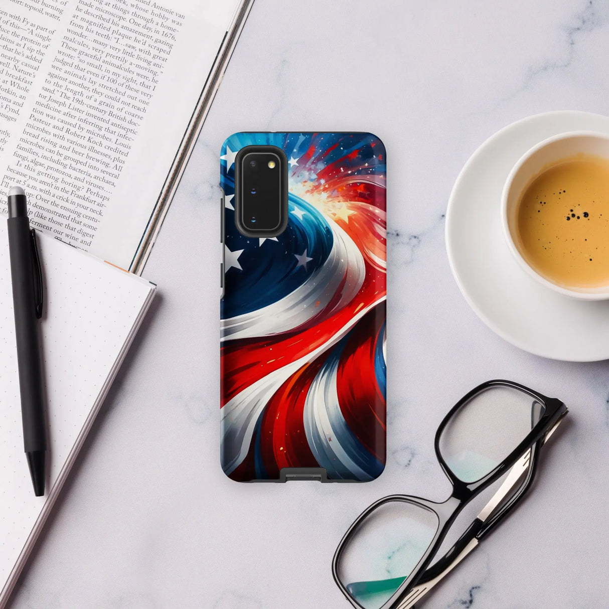 Patriotic American - Tough Phone case for Samsung Galaxy® The Israel Store