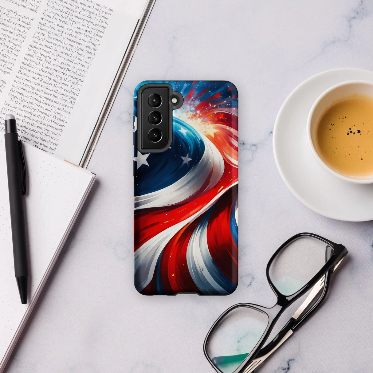 Patriotic American - Tough Phone case for Samsung Galaxy® The Israel Store