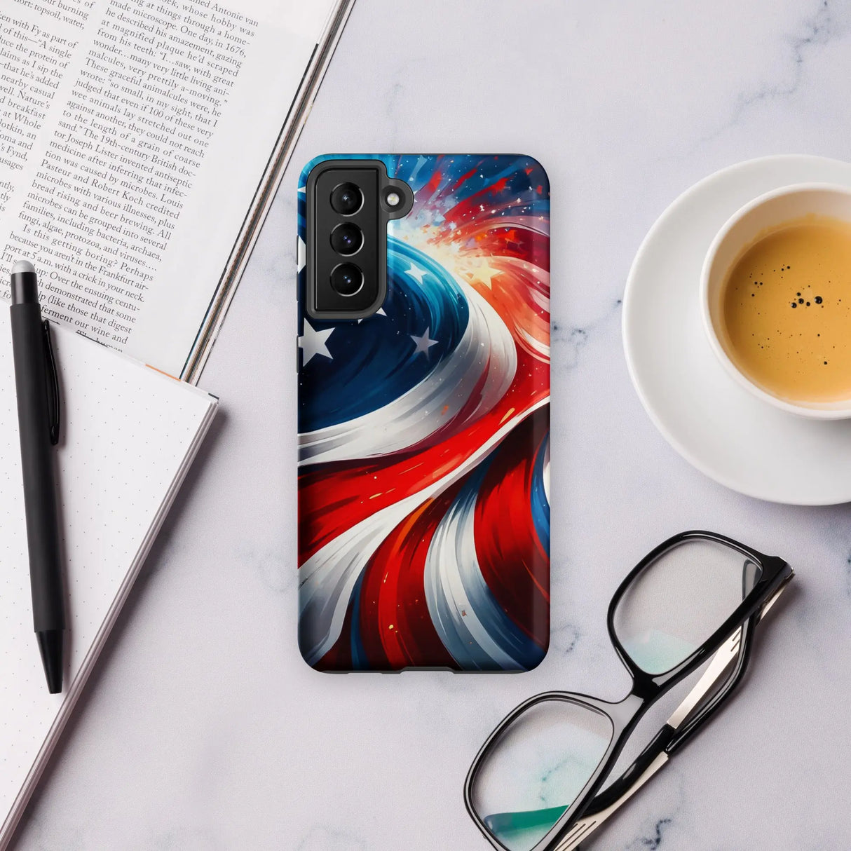 Patriotic American - Tough Phone case for Samsung Galaxy® The Israel Store