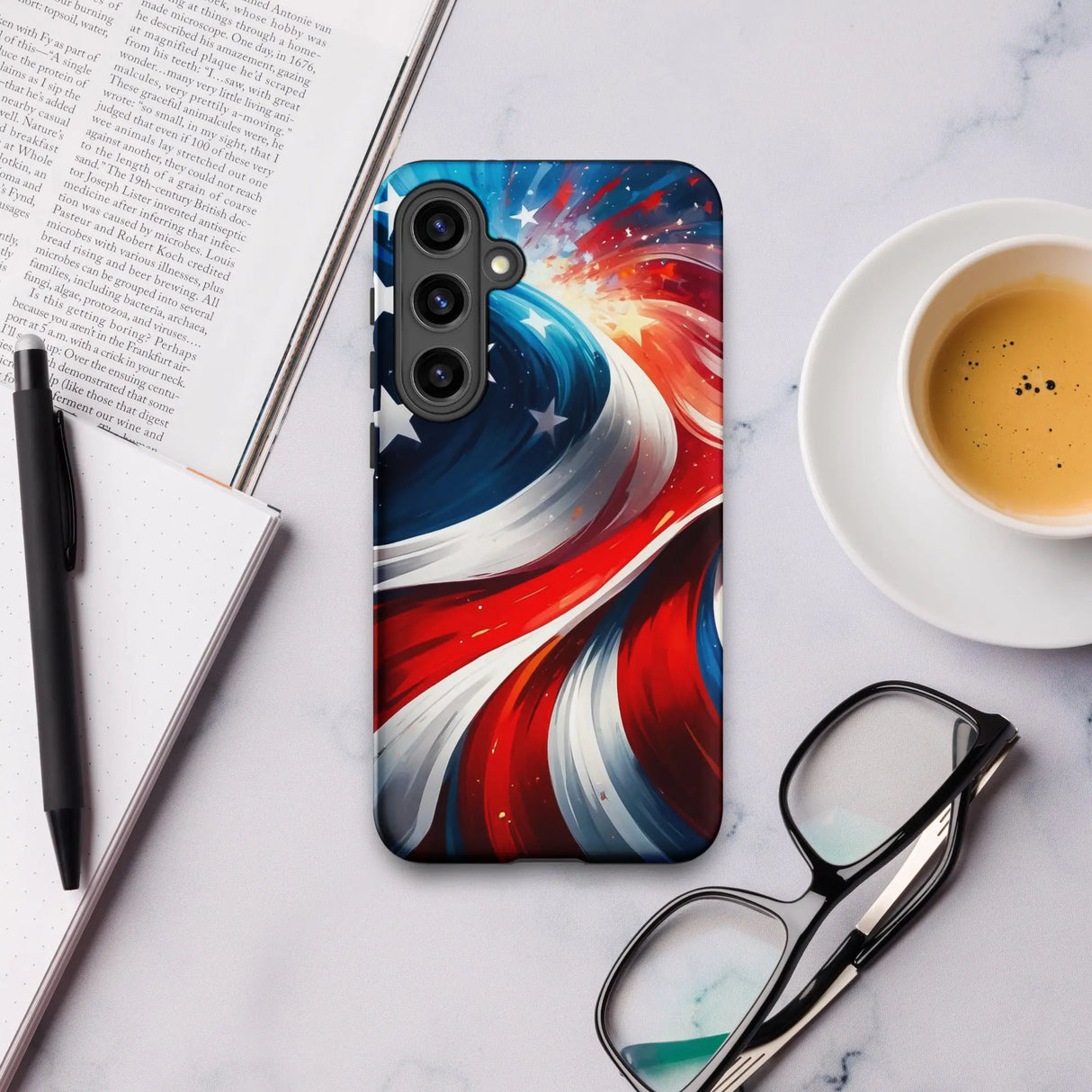 Patriotic American - Tough Phone case for Samsung Galaxy® The Israel Store