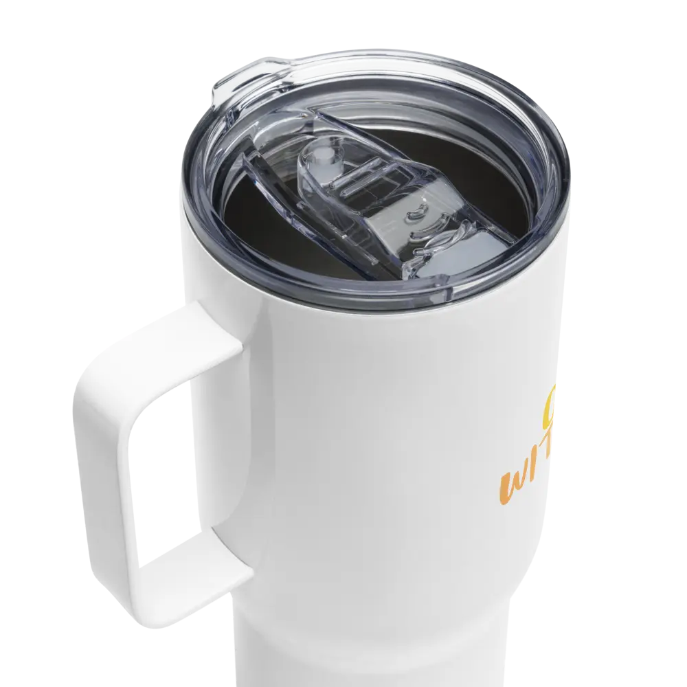 My Cup Overflows with Blessings - Travel Mug The Israel Store