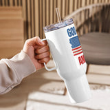 God Bless America Travel Mug with Handle The Israel Store