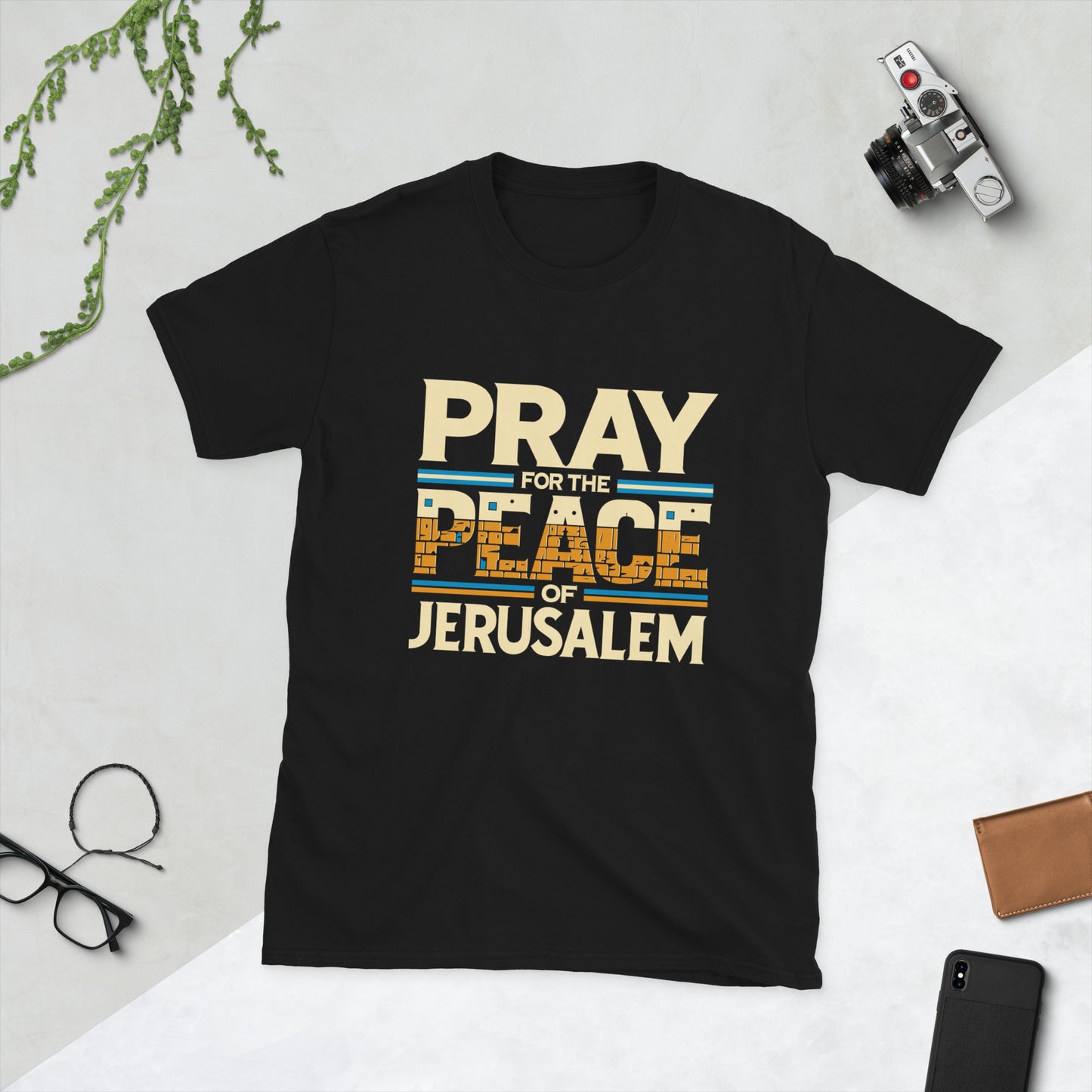 Priez pour Jérusalem T-shirt unisexe