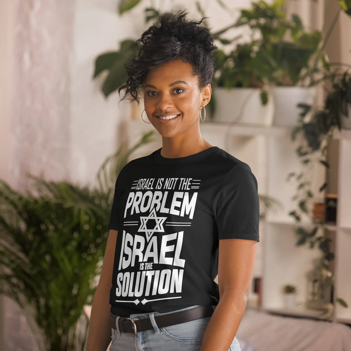 Israel Is The Solution - Short-Sleeve Unisex T-Shirt The Israel Store