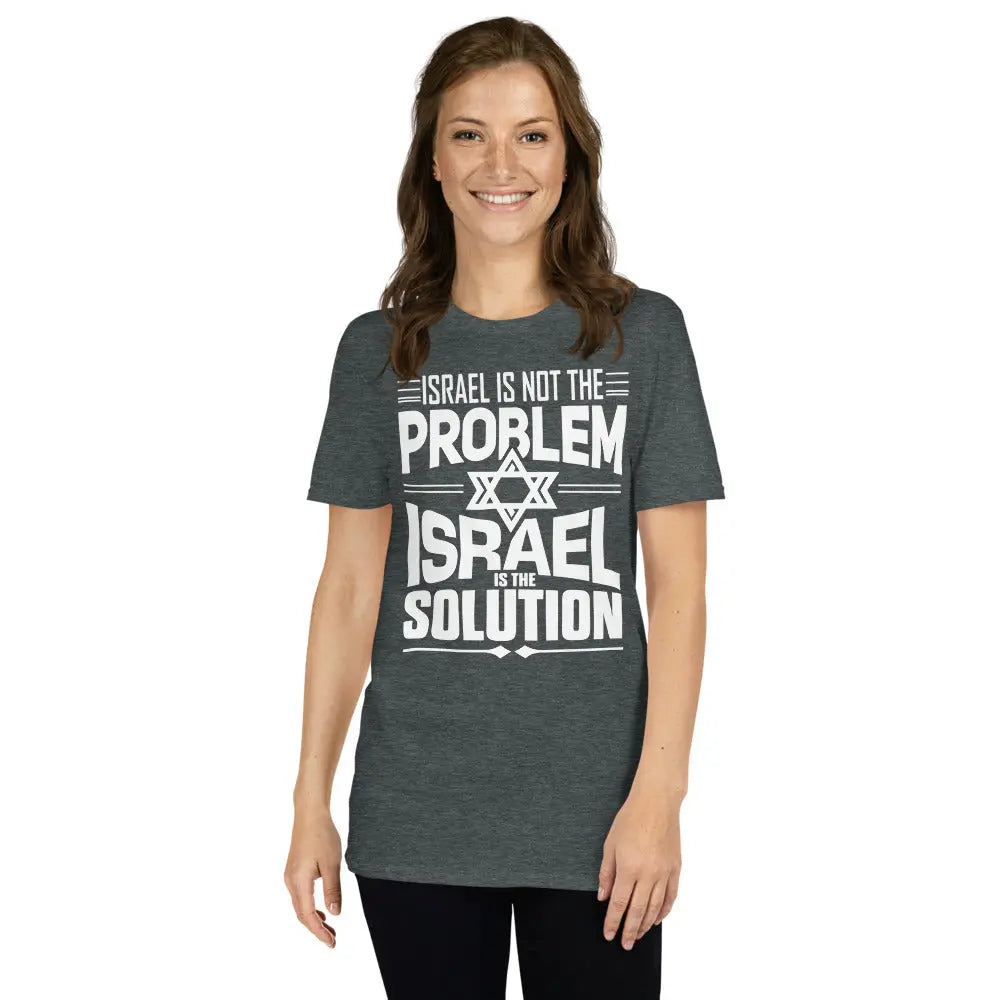 Israel Is The Solution - Short-Sleeve Unisex T-Shirt The Israel Store