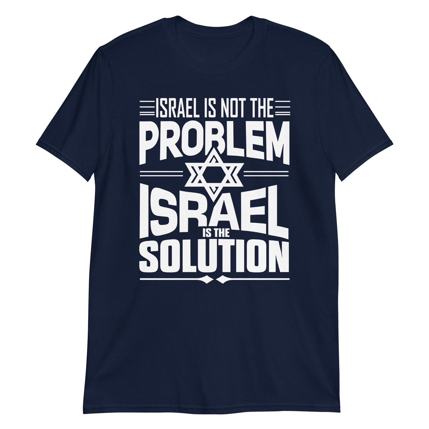 Israël est la solution - T-shirt unisexe à manches courtes
