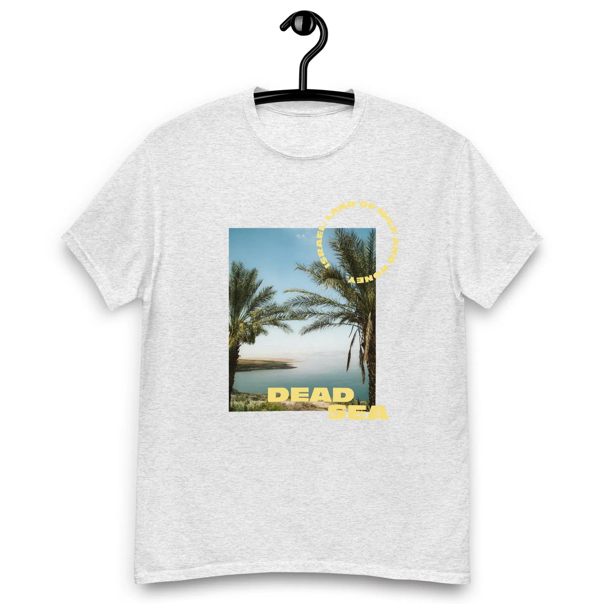 Dead Sea Unisex T-Shirt - Yellow Design The Israel Store