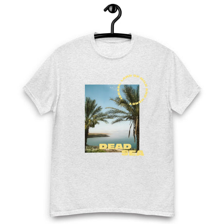 Dead Sea Unisex T-Shirt - Yellow Design The Israel Store