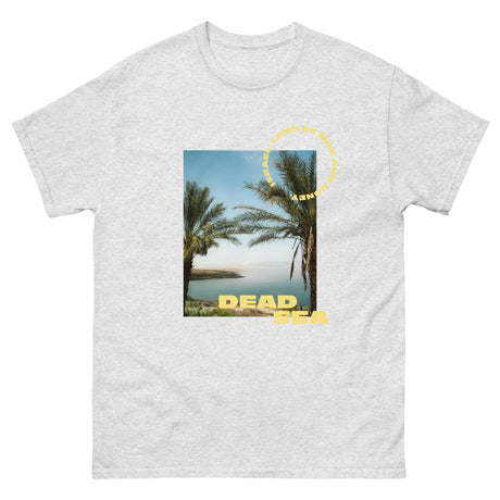 Dead Sea Unisex T-Shirt - Yellow Design The Israel Store