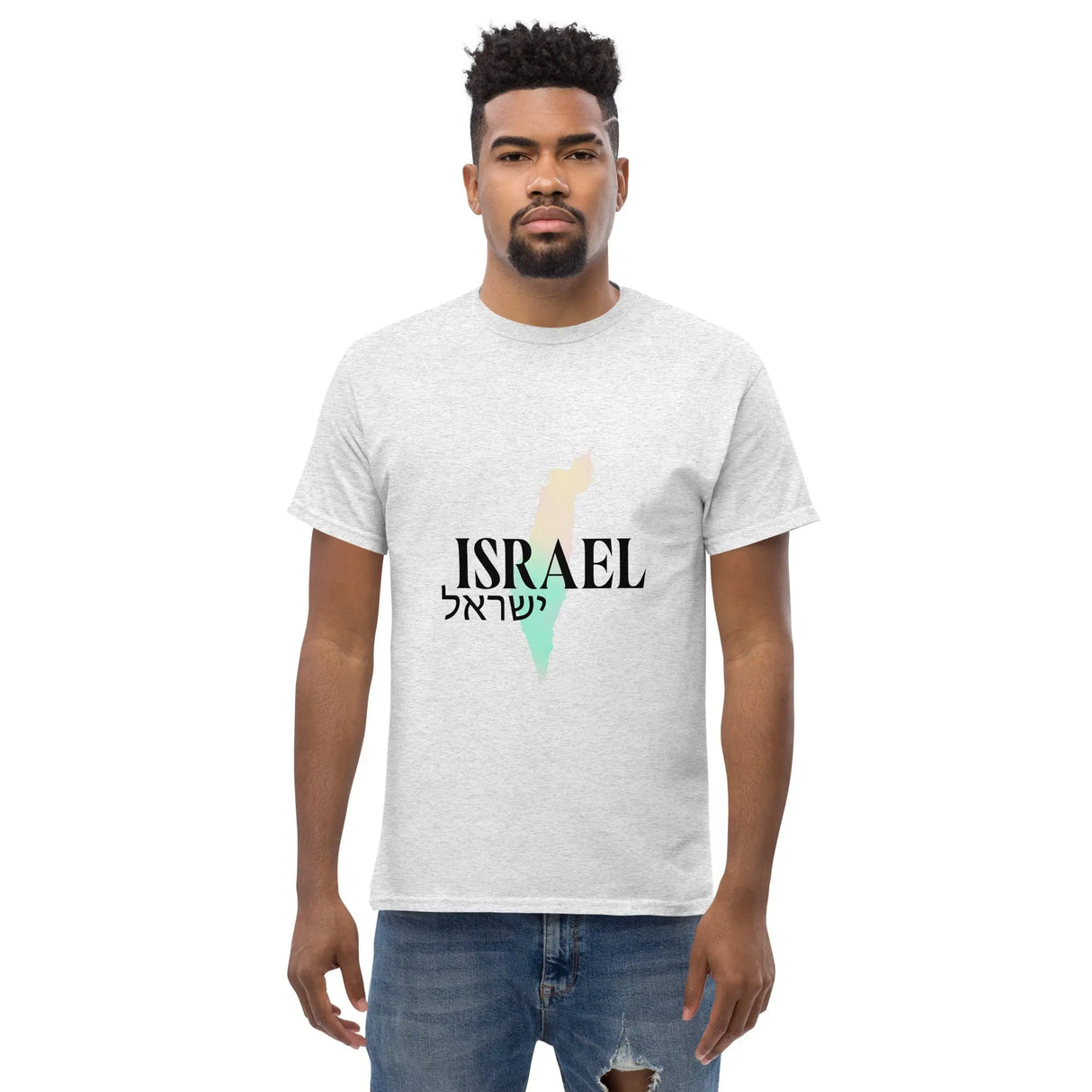 Land of Israel Unisex T-Shirt - Elegant Map Design The Israel Store