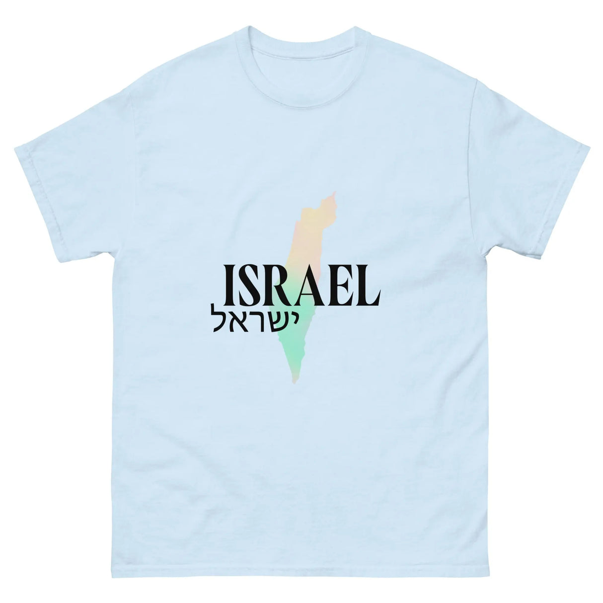 Land of Israel Unisex T-Shirt - Elegant Map Design The Israel Store