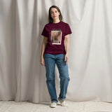 Jerusalem Heritage Unisex T-Shirt - Pink Design The Israel Store