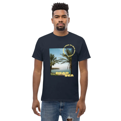 Dead Sea Unisex T-Shirt - Yellow Design The Israel Store