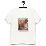 Jerusalem Heritage Unisex T-Shirt - Pink Design The Israel Store