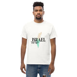 Land of Israel Unisex T-Shirt - Elegant Map Design The Israel Store