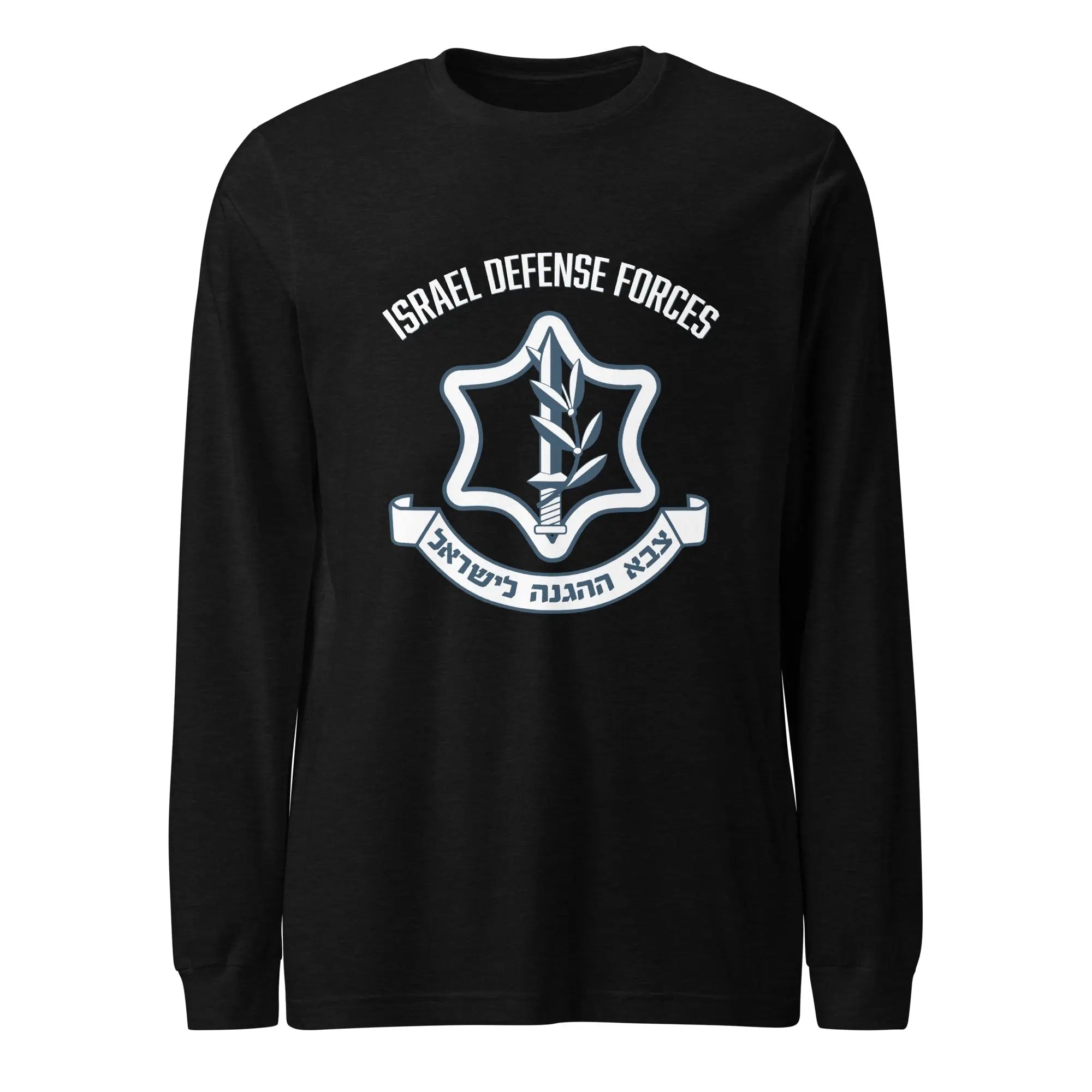 Israel Defense Forces Emblem Long Sleeve Unisex Shirt – The