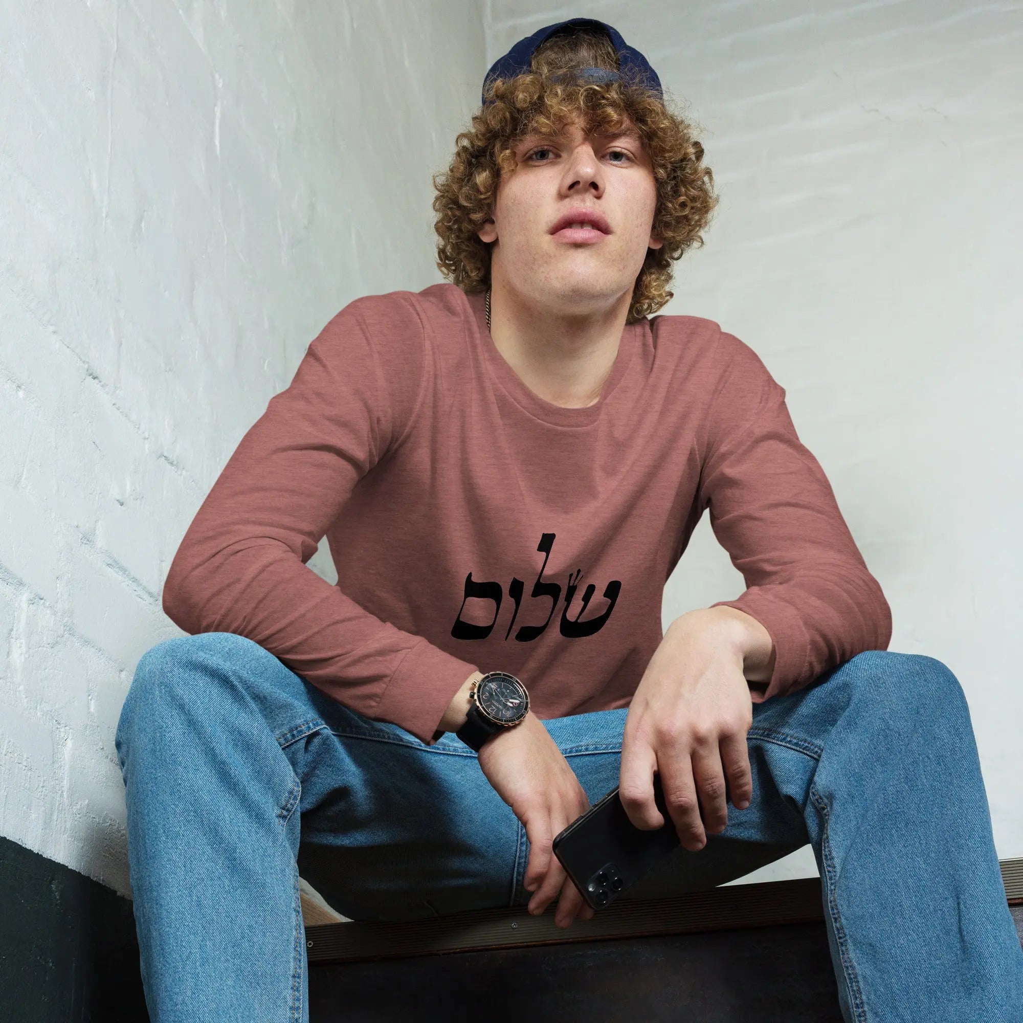 Shalom Long Sleeve Unisex Shirt - Comfortable & Stylish – The