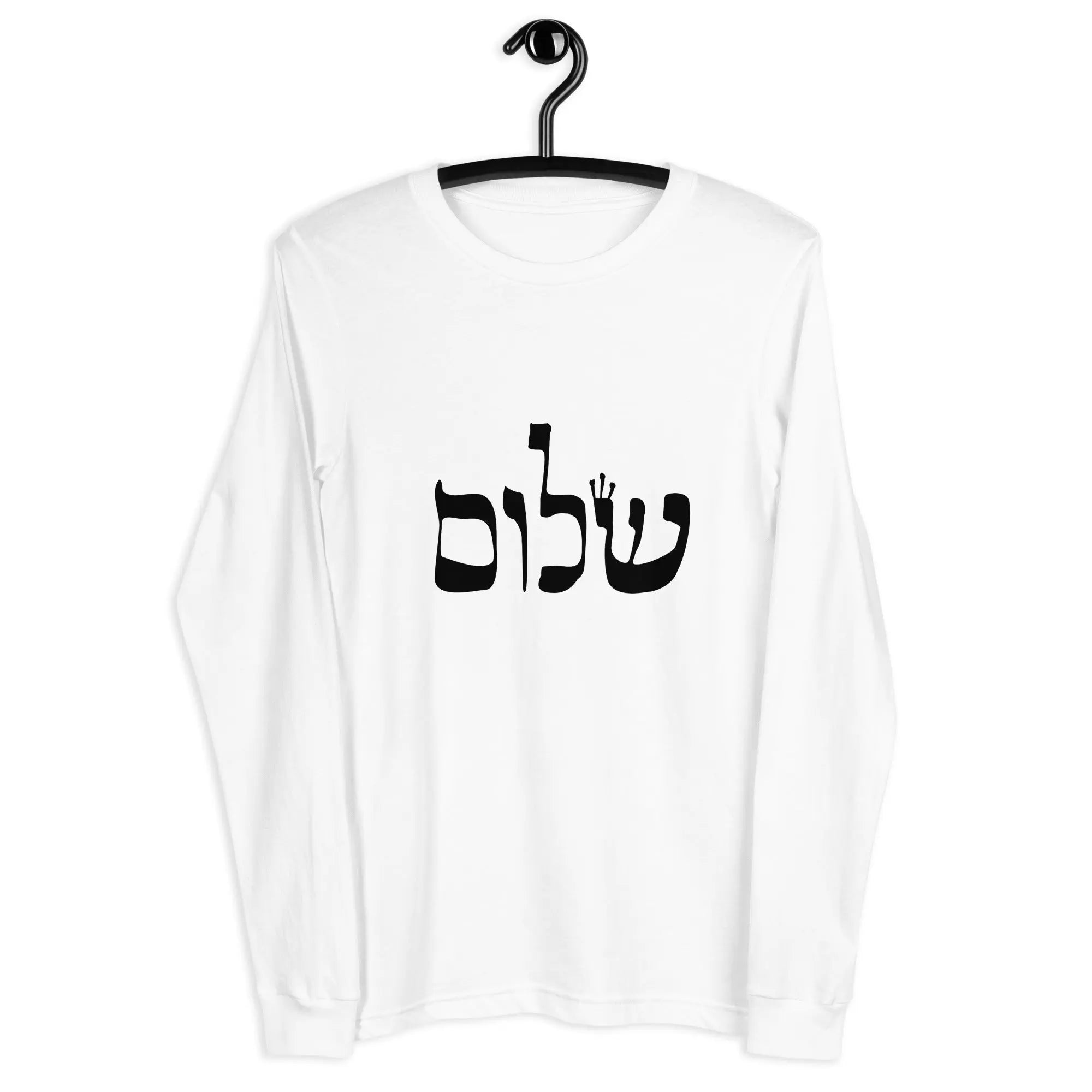 Shalom Long Sleeve Unisex Shirt - Comfortable & Stylish