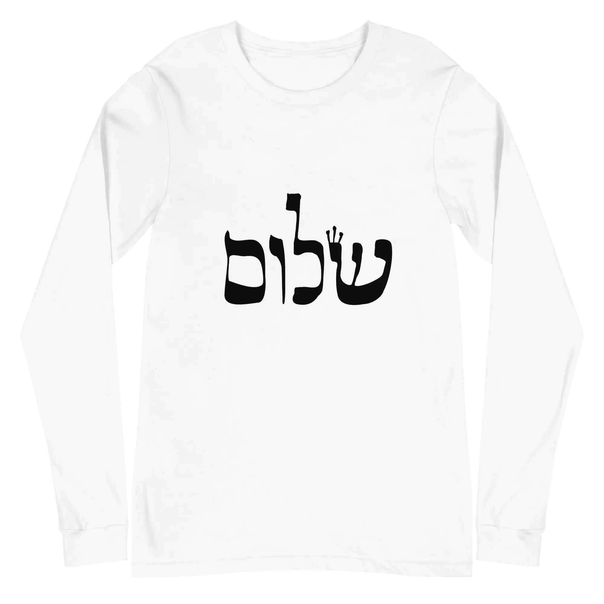 Shalom Long Sleeve Unisex Shirt – The Israel Store