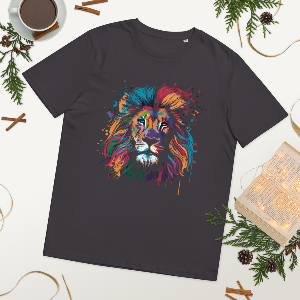 León de Judá Camiseta unisex de algodón orgánico