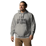 Friend Of Israel Unisex Hoodie - Blue Design The Israel Store