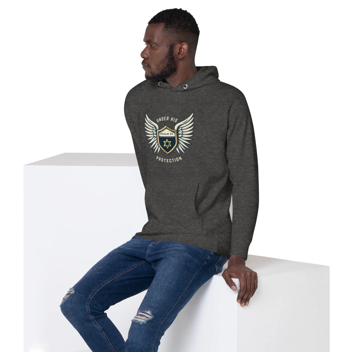 Under His Wings Psalm 91 Unisex Hoodie The Israel Store