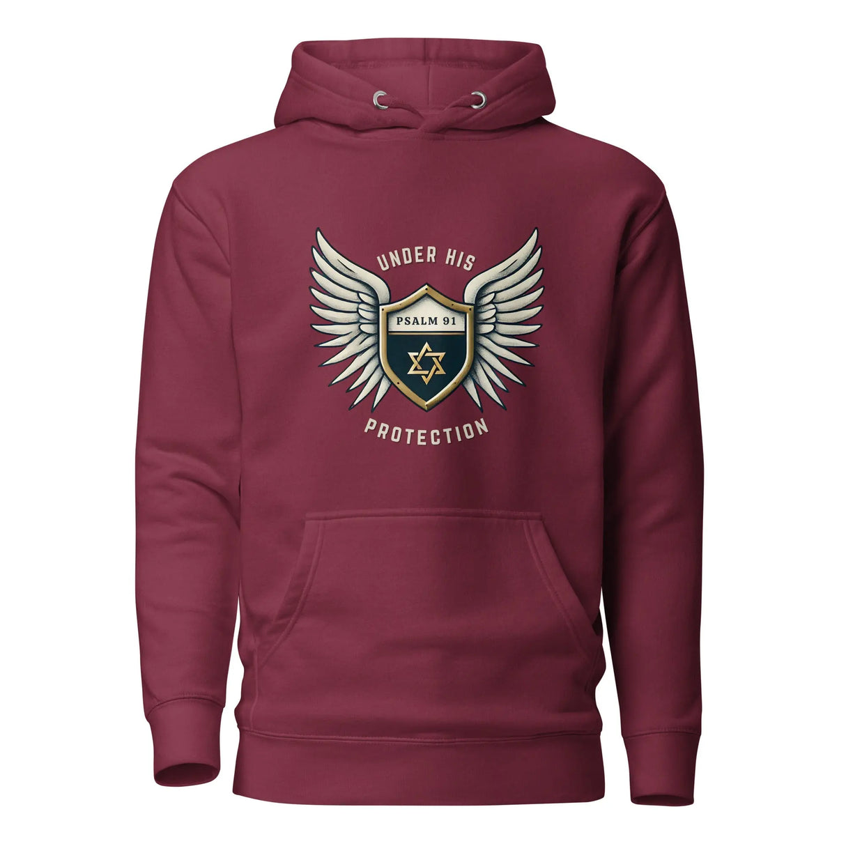 Under His Wings Psalm 91 Unisex Hoodie The Israel Store