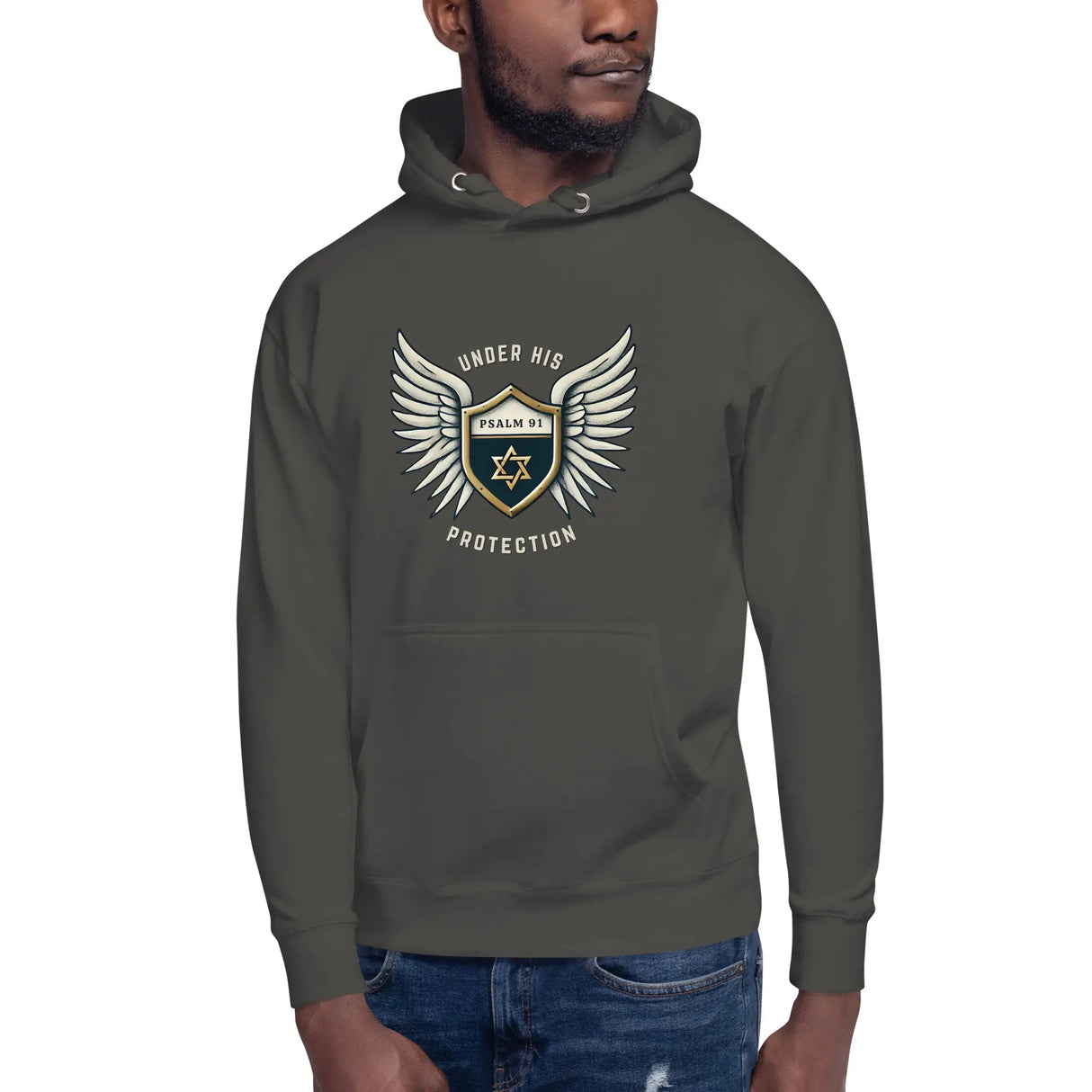 Under His Wings Psalm 91 Unisex Hoodie The Israel Store