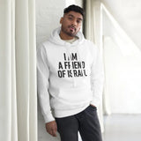 Friend Of Israel Unisex Hoodie - Blue Design The Israel Store