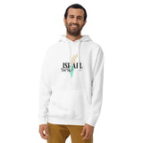 Land of Israel Unisex Hoodie - Elegant Map Design The Israel Store