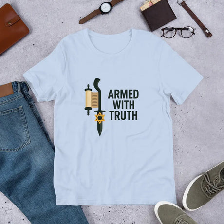 Armed with Truth – Torah & Sword Pro-Israel Unisex T-Shirt The Israel Store