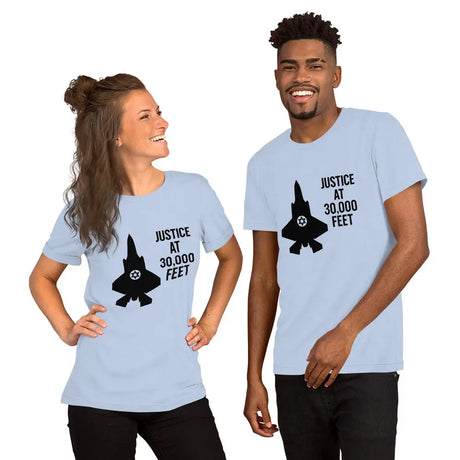 Justice at 30,000 Feet – Air Force Israel Unisex T-Shirt The Israel Store