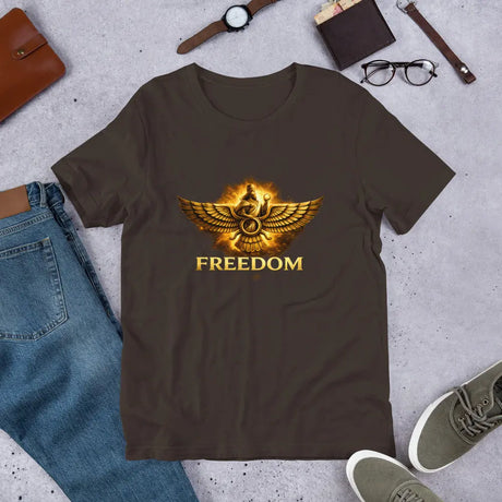 Persian Faravahar Freedom Shirt - Unisex t-shirt The Israel Store